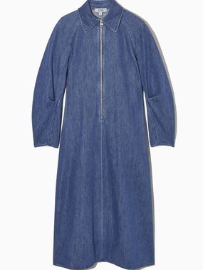cos cobalt blue dress Samara Boucle Mini Dress in Blue